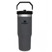 Cana Termoizolanta cu pai STANLEY The IceFlow Flip Straw Tumbler Charcoal 0.89L / 30oz  Cana Termoizolanta cu pai STANLEY The IceFlow Flip Straw Tumbler Charcoal 0.89L / 30oz