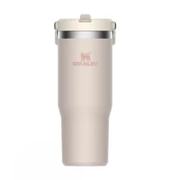 Cana Termoizolanta cu pai STANLEY The IceFlow Flip Straw Tumbler Rose Quartz 0.89L / 30oz  Cana Termoizolanta cu pai STANLEY The IceFlow Flip Straw Tumbler Rose Quartz 0.89L / 30oz