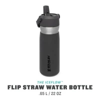 Sticla Apa Stanley The IceFlow Charcoal 0.65 l  Sticla Apa Stanley The IceFlow Charcoal 0.65 l