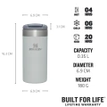 Sticla Termoizolanta STANLEY The AeroLight Transit Mug 0.35L / 12oz, Shale Metallic Sticla Termoizolanta STANLEY The AeroLight Transit Mug 0.35L / 12oz, Shale Metallic