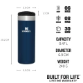 Sticla Termoizolanta STANLEY The AeroLight Transit Mug 0.47L / 16oz, Royal Blue Metallic Sticla Termoizolanta STANLEY The AeroLight Transit Mug 0.47L / 16oz, Royal Blue Metallic