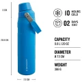 Sticla Termoizolanta STANLEY The Aeroligh IceFlow Fast Flow Water Bottle  0.6L / 20oz, Azure Sticla Termoizolanta STANLEY The Aeroligh IceFlow Fast Flow Water Bottle  0.6L / 20oz, Azure