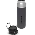 Sticla Termoizolanta STANLEY The Quick-Flip Water Bottle 0.7L / 24oz, Charcoal