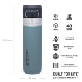 Sticla Termos Stanley, The Quick Flip Water Bottle, Shale, 0.7L Sticla Termos Stanley, The Quick Flip Water Bottle, Shale, 0.7L