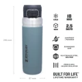 Sticla Termos Stanley, The Quick Flip Water Bottle, Shale, 1.06L Sticla Termos Stanley, The Quick Flip Water Bottle, Shale, 1.06L