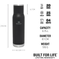 Termos STANLEY The Adventure To-Go Bottle 0.75L / 25oz, Black Termos STANLEY The Adventure To-Go Bottle 0.75L / 25oz, Black