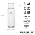 Termos STANLEY The Adventure To-Go Bottle 1.0L / 1.1 QT, Polar Termos STANLEY The Adventure To-Go Bottle 1.0L / 1.1 QT, Polar