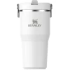 Termos STANLEY The Ice Flow Flip Straw Tumbler 2.0 Termokop, Alb, 0.6L
