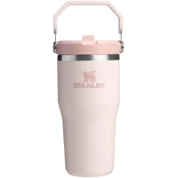 Termos Stanley The Ice Flow Flip Straw Tumbler 2.0 Termokop, Rose Quartz, 0.6l