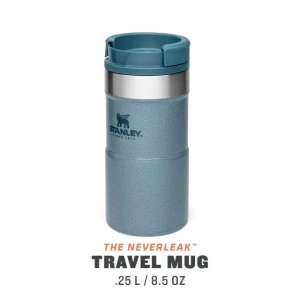 Termos STANLEY The NeverLeak Travel Mug Hammertone Ice 0.25L 