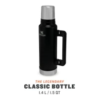 Termos Stanley The Legendary Classic Bottle Large Matte Black Pebble 1.4 L 