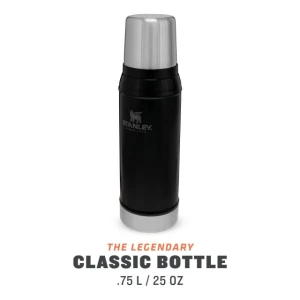 Termos Stanley The Legendary Classic Bottle Small Matte Black Pebble 0.75L Termos Stanley The Legendary Classic Bottle Small Matte Black Pebble 0.75L