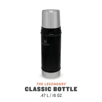 Termos Stanley The Legendary Classic Bottle Xsmall Matte Black Pebble 0.47l  Termos Stanley The Legendary Classic Bottle Xsmall Matte Black Pebble 0.47l