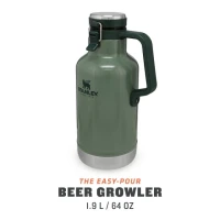 Termos Stanley Pentru Bere The Easy-pour Growler Hammertone Green 1.9l  Termos Stanley Pentru Bere The Easy-pour Growler Hammertone Green 1.9l