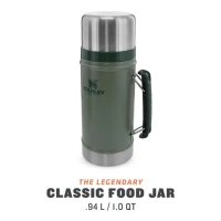Termos Pentru Mancare Stanley The Legendary Classic Food Jar Hammertone Green 0.94l  Termos Pentru Mancare Stanley The Legendary Classic Food Jar Hammertone Green 0.94l