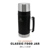 Termos Pentru Mancare Stanley The Legendary Classic Food Jar Matte Black Pebble 0.94l  Termos Pentru Mancare Stanley The Legendary Classic Food Jar Matte Black Pebble 0.94l
