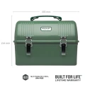 Cutie vintage pentru alimente Stanley Classic Lunch Box Hammertone Green 9.5 L  Cutie vintage pentru alimente Stanley Classic Lunch Box Hammertone Green 9.5 L