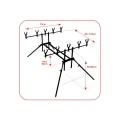 Rod Pod Baracuda 15 Pentru 5 Posturi Rod Pod Baracuda 15 Pentru 5 Posturi