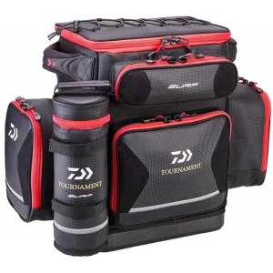Rucsacul Daiwa Tournament Surfcasting, Black & Red Rucsacul Daiwa Tournament Surfcasting, Black & Red