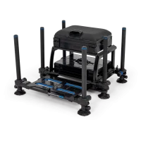 Scaun Modular PRESTON Absolute 5G Station - Black Edition, 53x75x61cm