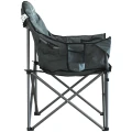 Scaun CATTARA Lisboa Pliabil Camping, 80x95x62cm, Suporta 120kg, Antracit - TT13473
