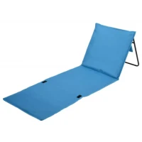 Sezlong Cattara Pentru Plaja Pliabil Korfu, Albastru, TT13515, 160x55cm