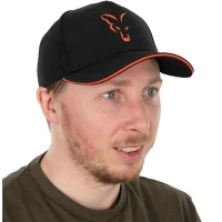 Sapca Fox Collection Baseball Cap Black & Orange Sapca Fox Collection Baseball Cap Black & Orange