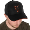 Sapca Fox Collection Baseball Cap Black & Orange