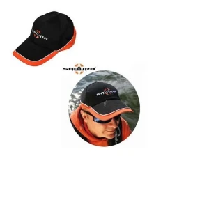 Sapca SAKURA neagra banda orange