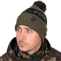 Caciula Fox Collection Bobble Green & Black, Marime Univ. Caciula Fox Collection Bobble Green & Black, Marime Univ.