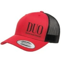 Sapca Duo Flexfit Mesh Cap, Red Black