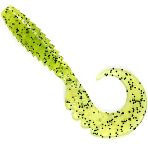 Grub FISHUP Fancy Grub 5cm, Chartreuse Black, 10buc/pac