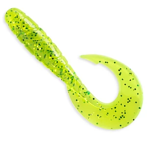 Grub FISHUP Mighty Grub 10cm, Flo Chartreuse Green, 7buc/pac