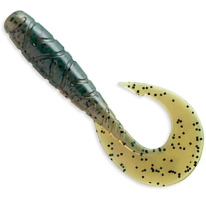 Grub FISHUP Mighty Grub 10cm, Motor Oil Pepper, 7buc/pac