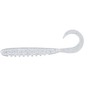 Grub Jackall Tide Curly Clear HL Flake 5cm 8buc/plic Grub Jackall Tide Curly Clear HL Flake 5cm 8buc/plic