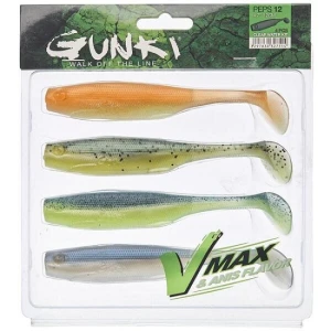 Kit Shad Gunki Peps II, Clear Water, 7cm, 4buc/plic Kit Shad Gunki Peps II, Clear Water, 7cm, 4buc/plic