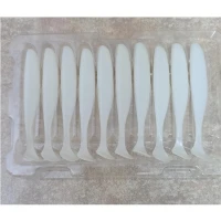 Set 10 Shaduri Pro Fl 11cm Culoare Electric Alb Perlat