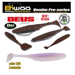 SHAD Biwaa DEUS 15cm 305 Lavander 4buc/plic