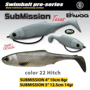 SHAD Biwaa SUBMISSION 10cm 22 Hitch 4buc/plic