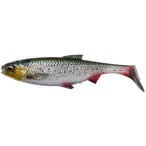 SHAD SAVAGE GEAR 3D RIVER ROACH 10CM 10G GREEN SILVER 4BUC/PLIC SHAD SAVAGE GEAR 3D RIVER ROACH 10CM 10G GREEN SILVER 4BUC/PLIC