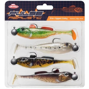 Set Berkley Pulse Realistic Goby Prerigged, 7cm, 4buc/plic Set Berkley Pulse Realistic Goby Prerigged, 7cm, 4buc/plic