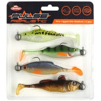 Set Shad Berkley Pulse Realistic Prerigged Mix Medium, 6.2cm, 4buc/pac Set Shad Berkley Pulse Realistic Prerigged Mix Medium, 6.2cm, 4buc/pac