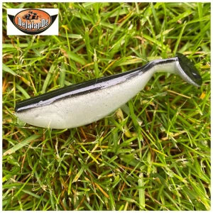 Set Shad-uriDelalande Shad Pearl Black Back, 7.5cm, 5buc