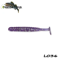 Shad 4predators Worm Shad Laminat 8cm Culoare L036 Lavender Sky 6buc/plic