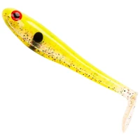 Shad Berkley PowerBait Hollow Belly, Speckled Lime, 10cm, 4buc/plic