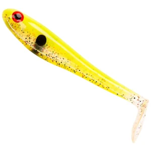 Shad Berkley PowerBait Hollow Belly, Speckled Lime, 10cm, 4buc/plic Shad Berkley PowerBait Hollow Belly, Speckled Lime, 10cm, 4buc/plic