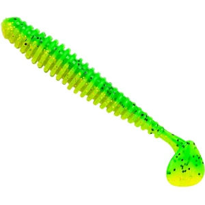 Shad Berkley PowerBait Swimmer Soft, Lime Chartreuse, 7cm, 8buc/plic Shad Berkley PowerBait Swimmer Soft, Lime Chartreuse, 7cm, 8buc/plic