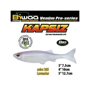 Shad Biwaa Kapsiz 10cm, culoare 305 Levander Shad Biwaa Kapsiz 10cm, culoare 305 Levander