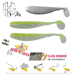 Shad Colmic Herakles Benjo R 9cm Flash Minnow, 7buc/plic Shad Colmic Herakles Benjo R 9cm Flash Minnow, 7buc/plic