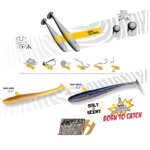 Shad Colmic Herakles Shad-Ow85 8.9cm Flash Minnow, 10buc/plic Shad Colmic Herakles Shad-Ow85 8.9cm Flash Minnow, 10buc/plic